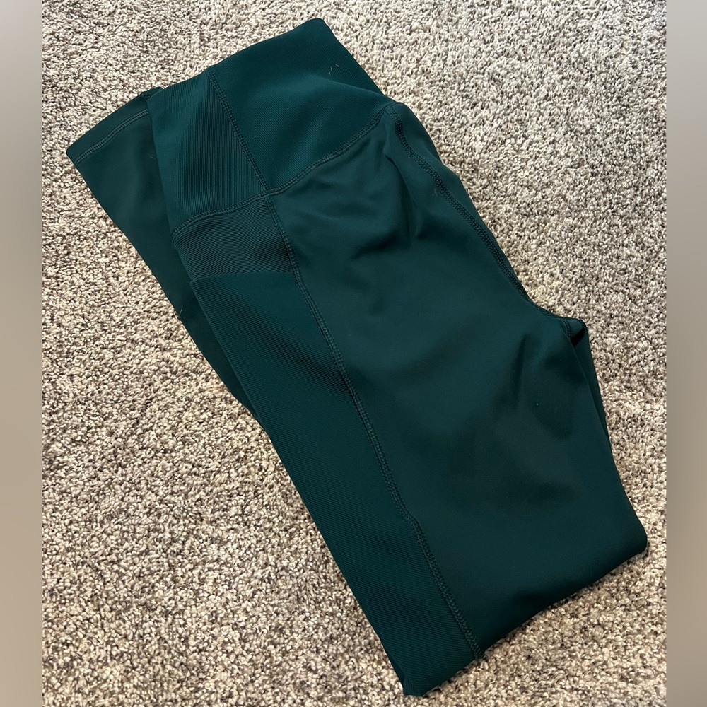 Spyder dark green leggings with pockets